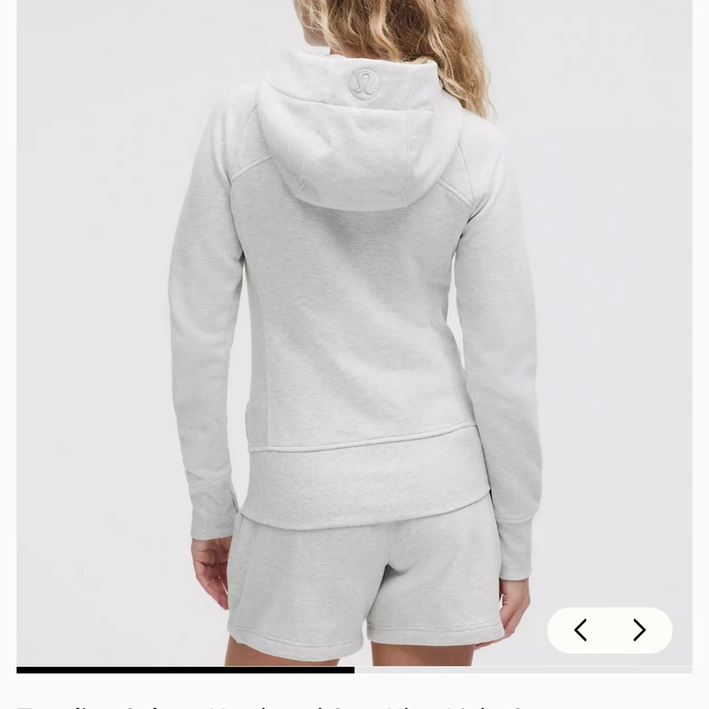 lululemon athletica Light Gray Hoodie